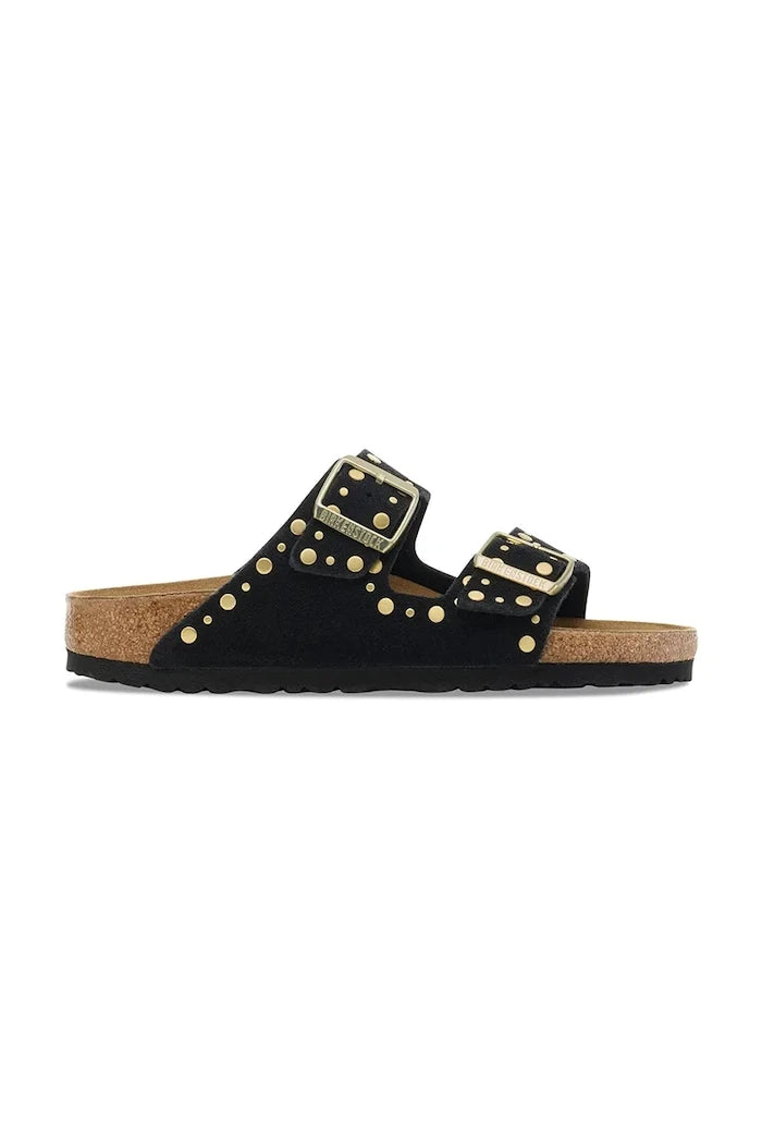 Велурени чехли Birkenstock Arizona Rivet