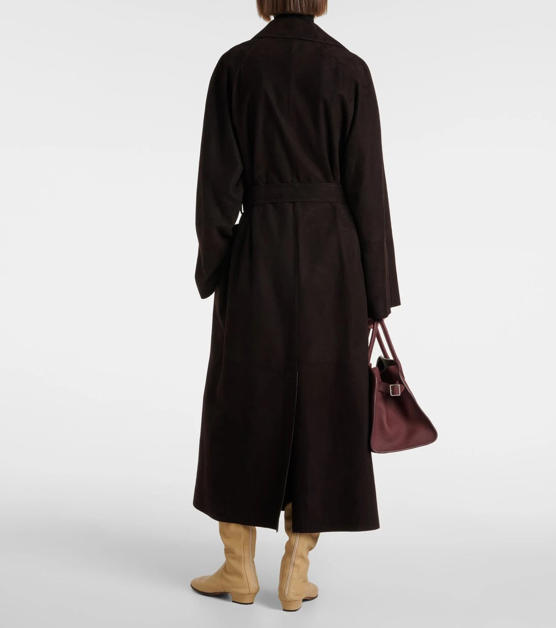 The Row - Poseidone suede coat