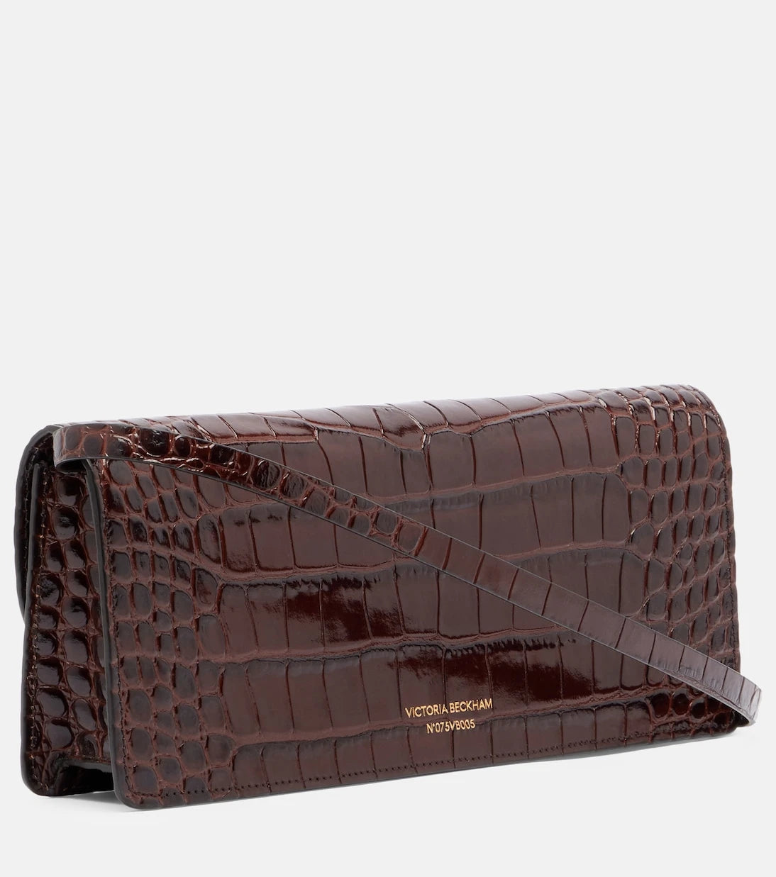 Victoria Beckham - Dorian East-West croc-effect leather clutch