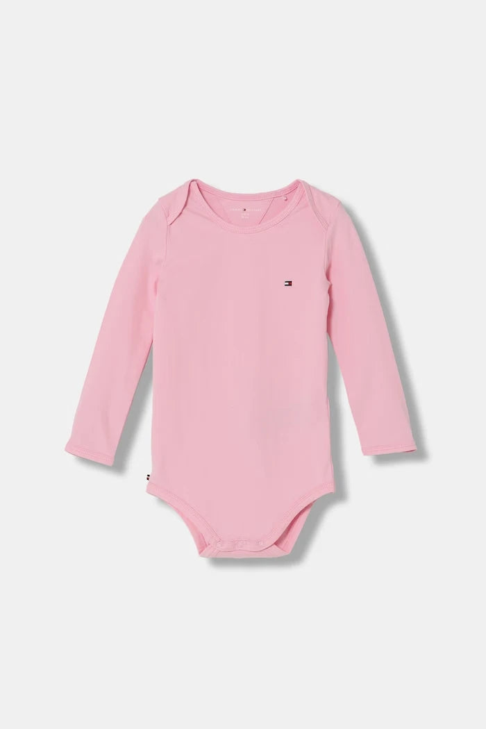 Tommy Hilfiger bebek body 3'lü pamuk ve elastan