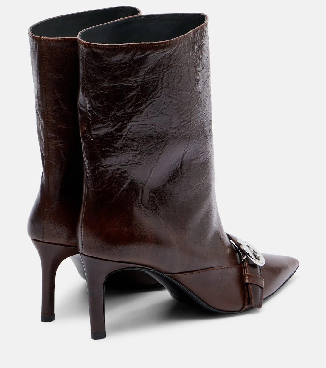 Coperni - Belt leather ankle boots