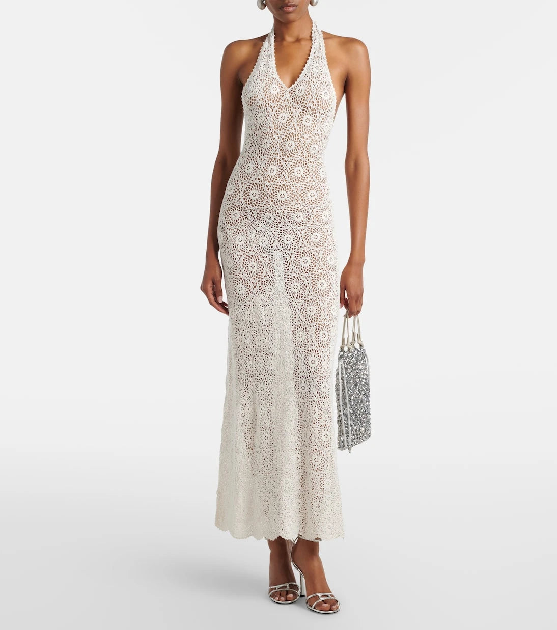 Staud - Karla beaded top-handle bag