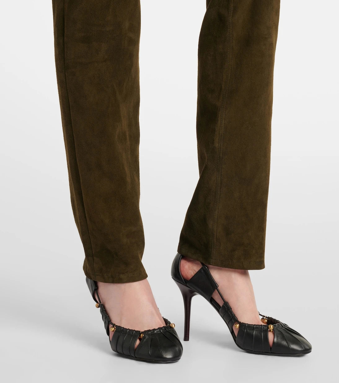 Chloé - Suede slim pants