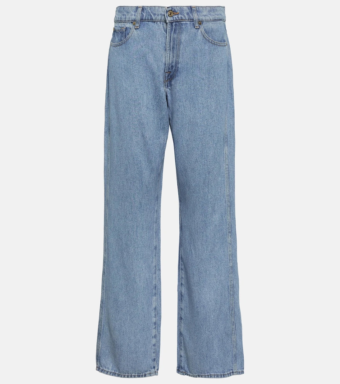 7 For All Mankind - Tess high-rise straight jeans