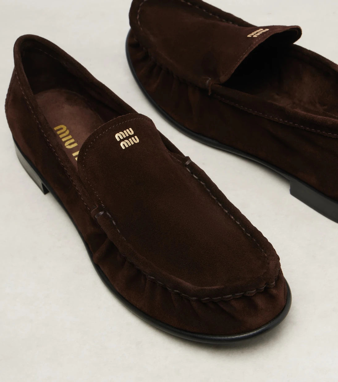 Miu Miu - Suede loafers