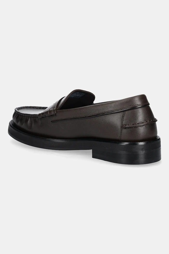 Кожени мокасини Tommy Hilfiger CLASSIC HIGH HILFIGER LTH LOAFER