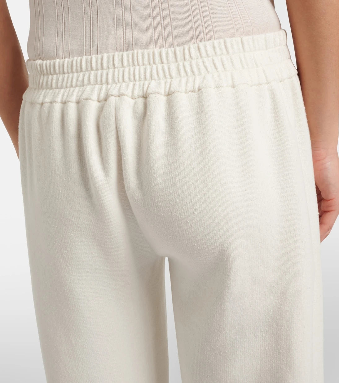 The Row - Ozias cotton and silk cropped sweatpants