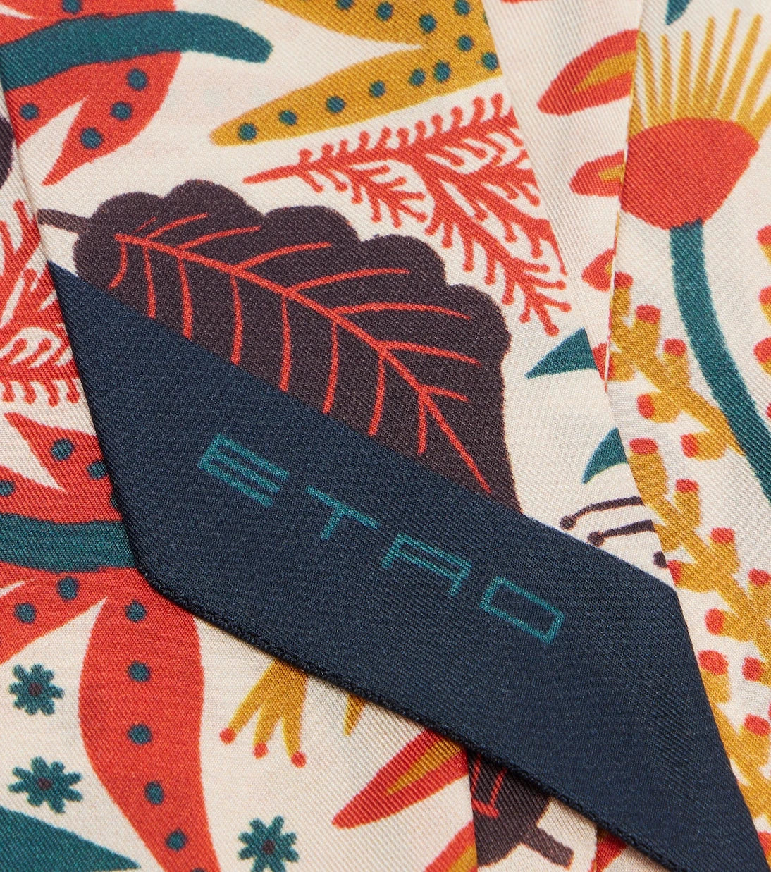 Etro - Printed silk twill scarf