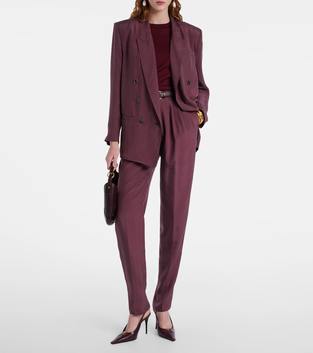 Saint Laurent - Wool, cashmere, and silk sweater