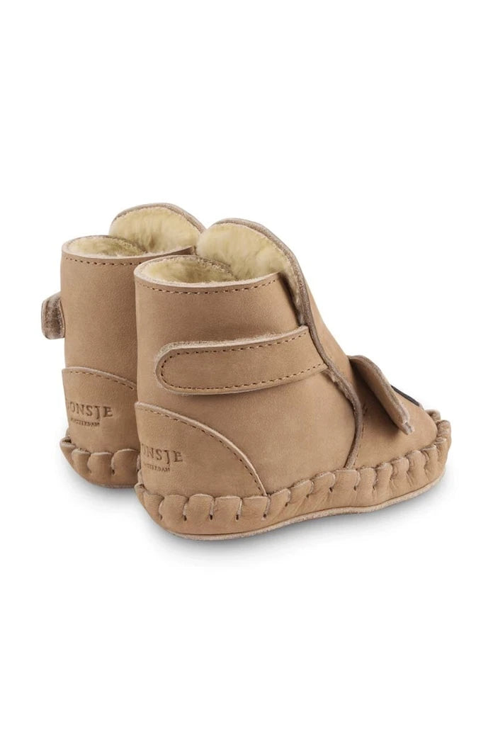 Бебешки кожени обувки Donsje Kapi Classic Booties Koala