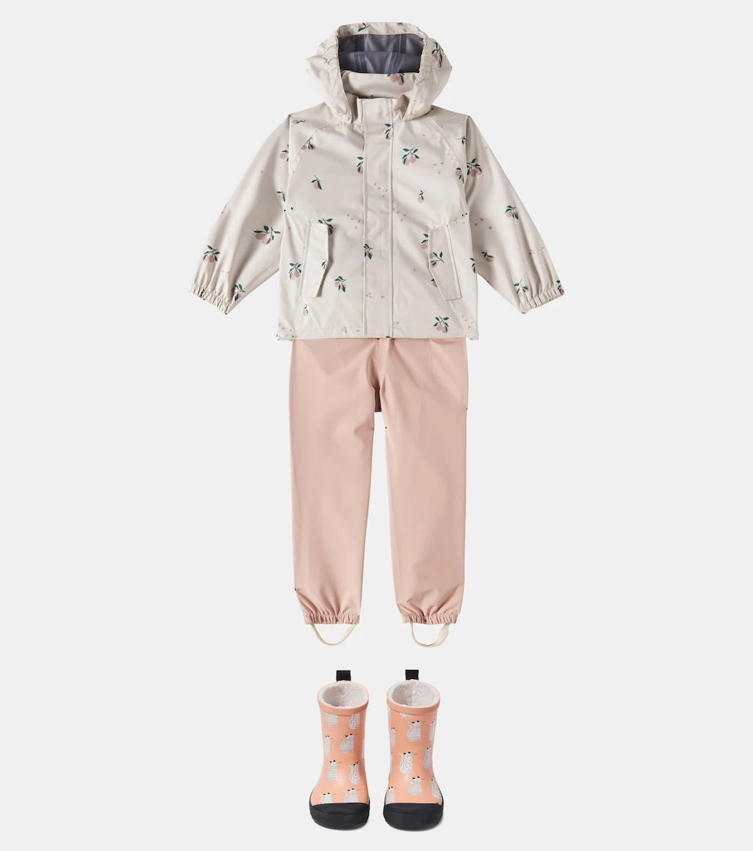 Liewood - Pedia raincoat and stirrup pants set