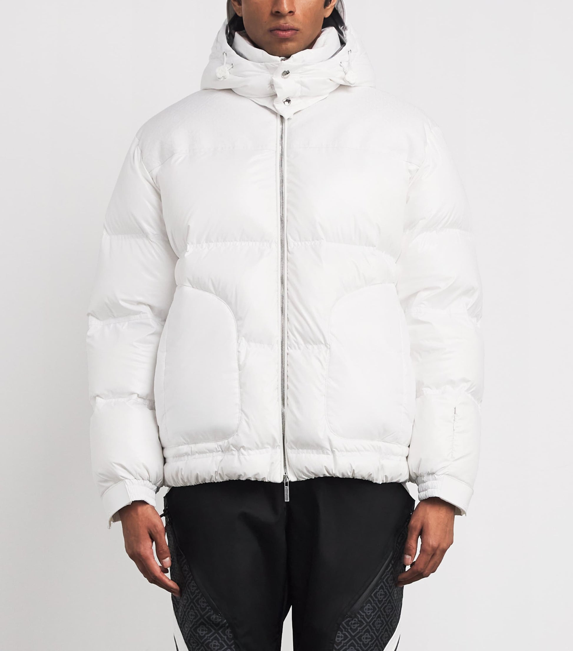 Casablanca White Down Puffer Ski Jacket