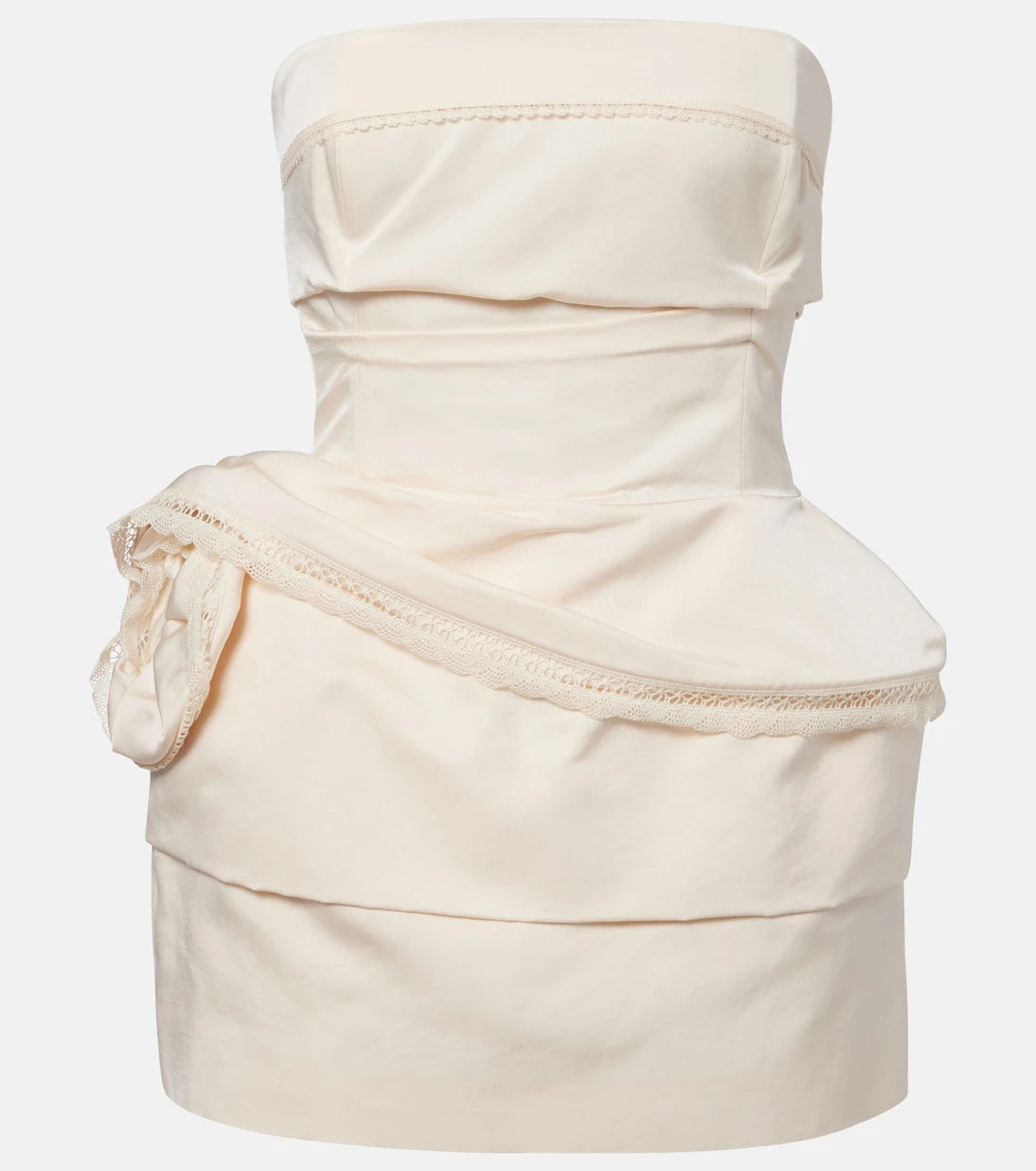 Magda Butrym - Cotton and silk corset dress