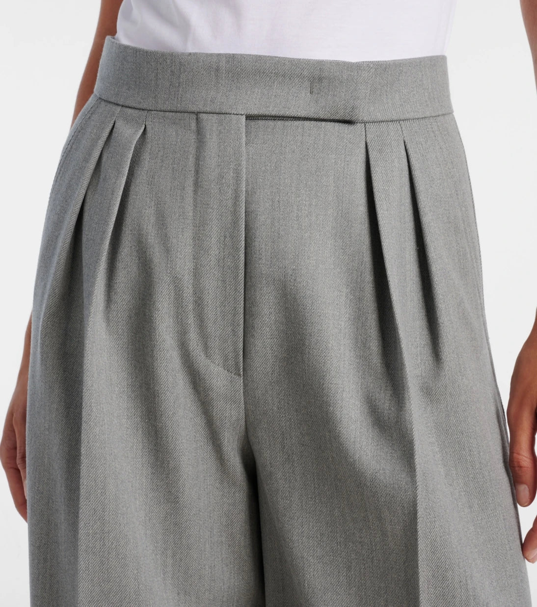 Max Mara - Baden virgin wool wide-leg pants