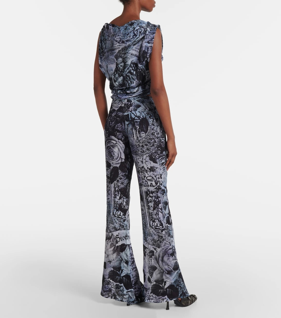 Acne Studios - Printed draped top