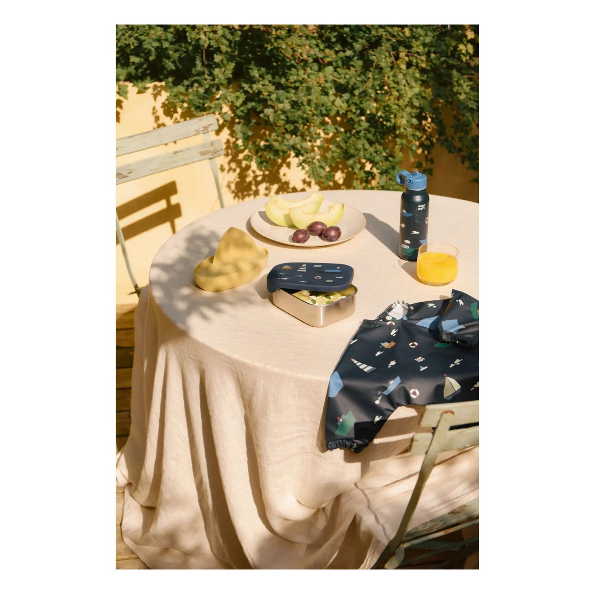 Liewood - Merle bib with sleeves | Sailing/Classic navy