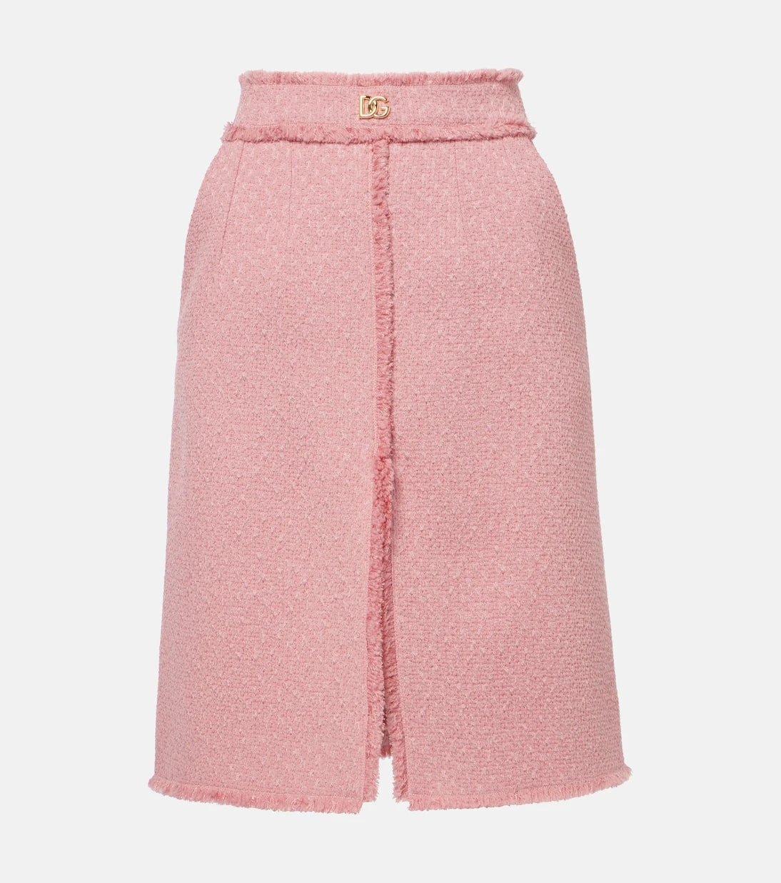 Dolce&Gabbana - تنورة DG من مزيج الصوف