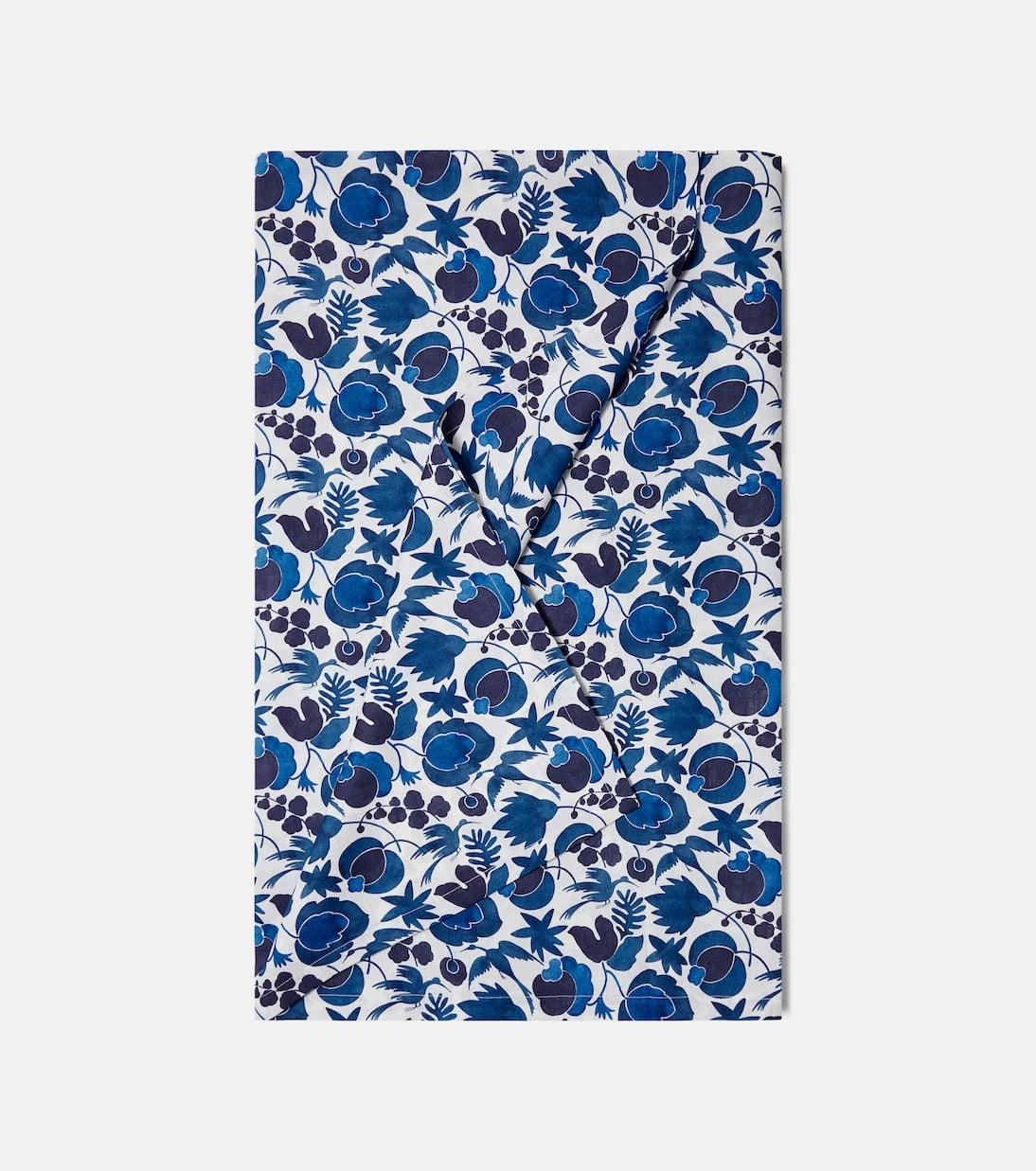 La DoubleJ - مفرش طاولة كتان متوسط Wildbird Blu