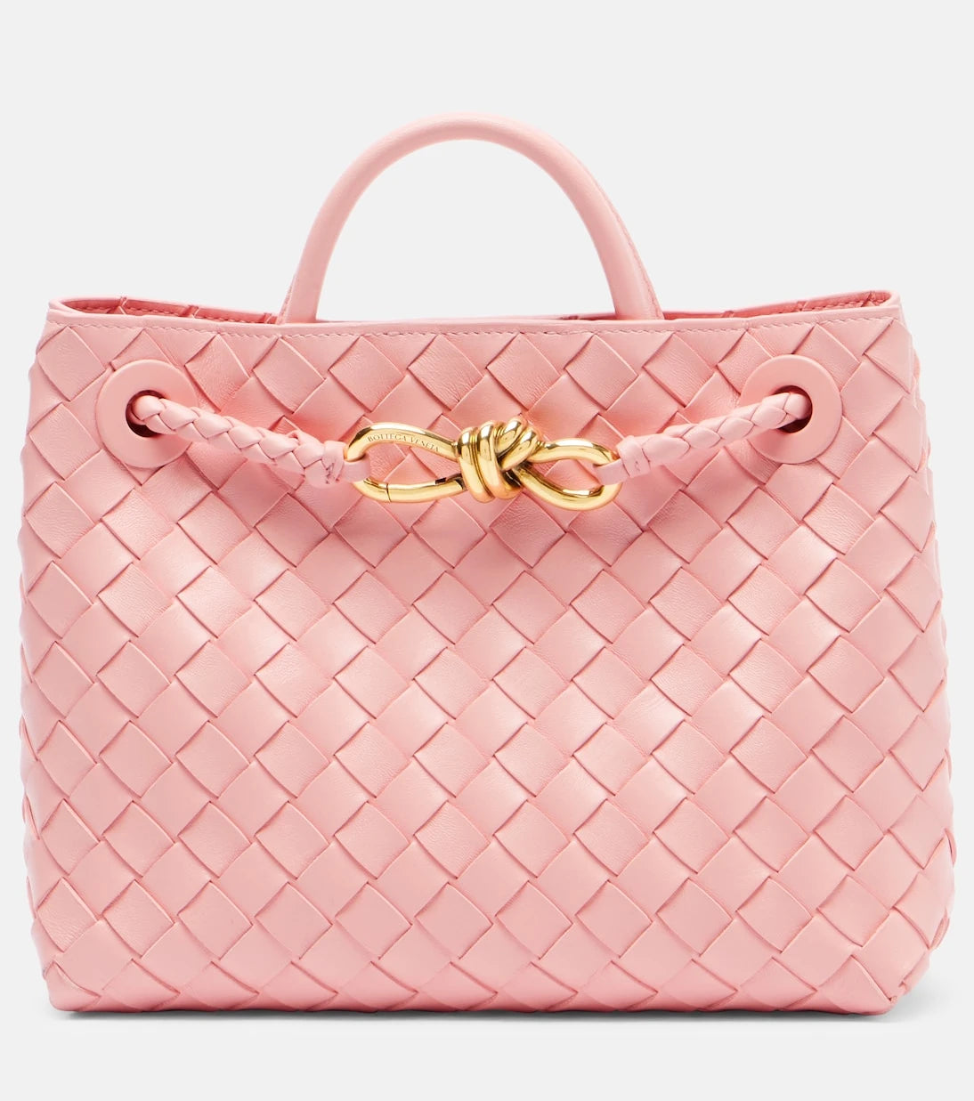 Bottega Veneta - حقيبة أنديامو الصغيرة ذات المقبض العلوي من الجلد