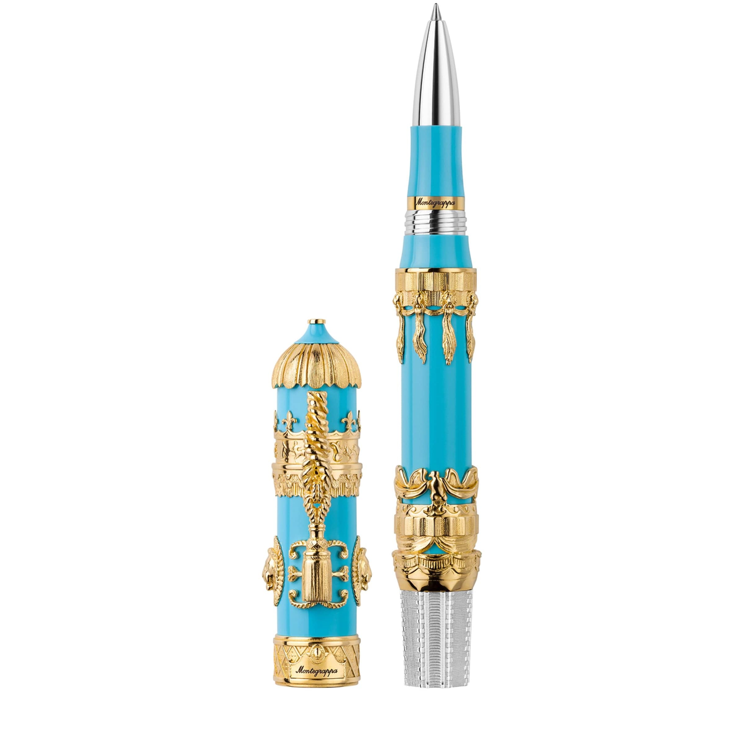 Resin and Yellow Gold Montgolfier Rollerball Pen