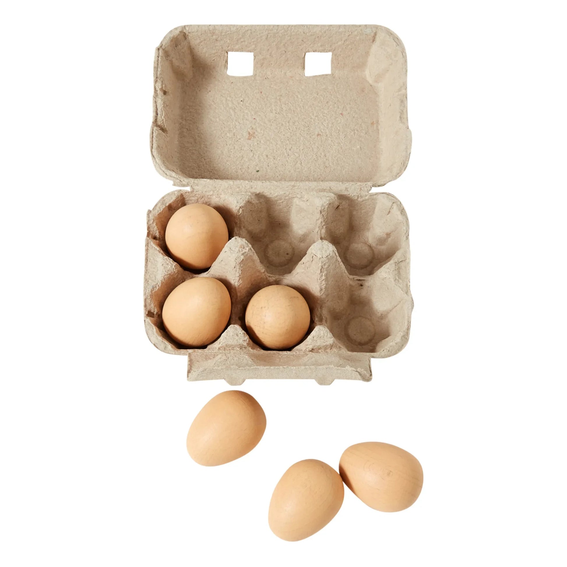 Erzi - Carton of 6 Brown Eggs