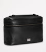 Dolce & Gabbana Leather Logo Plaque Toiletry Bag