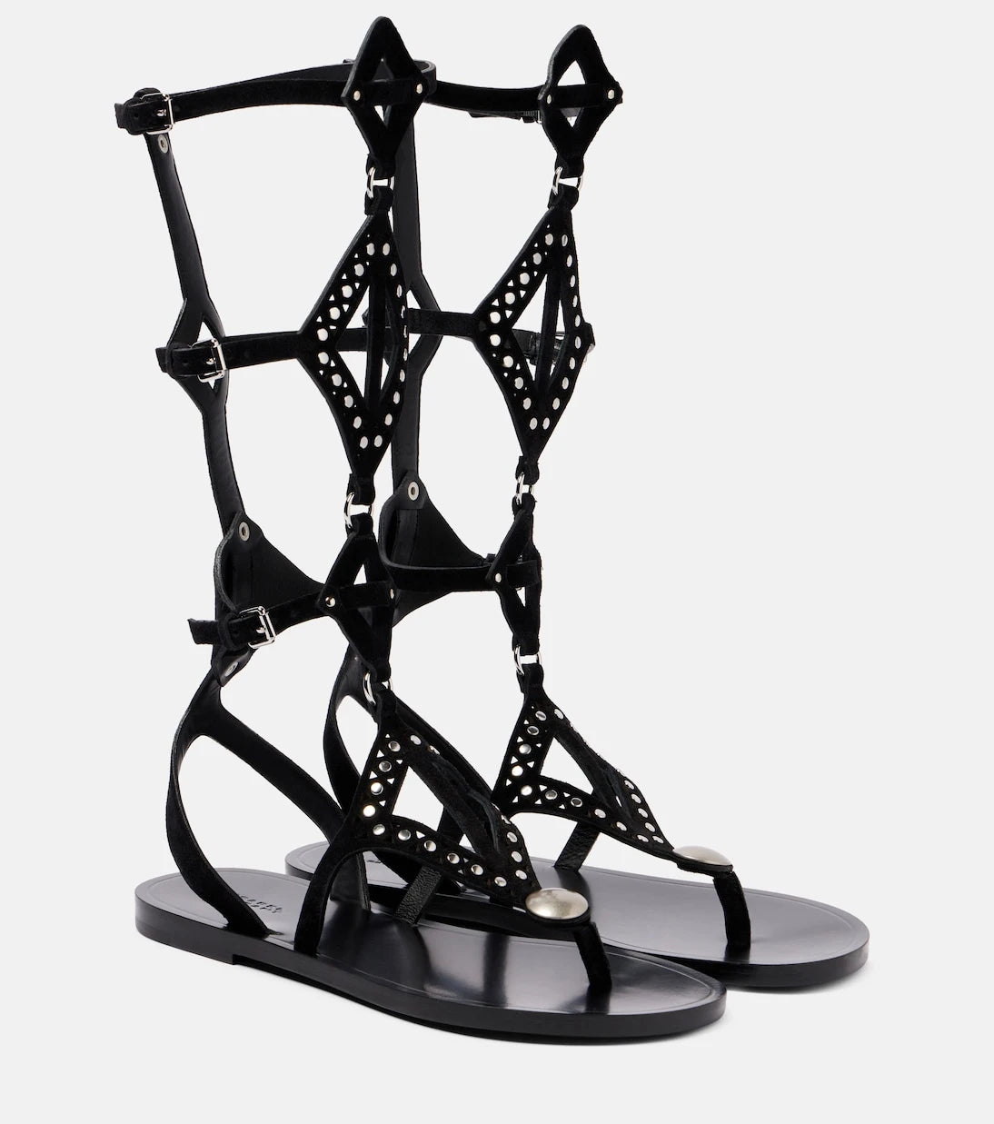 Isabel Marant - Boham Süet Gladyatör Sandalet