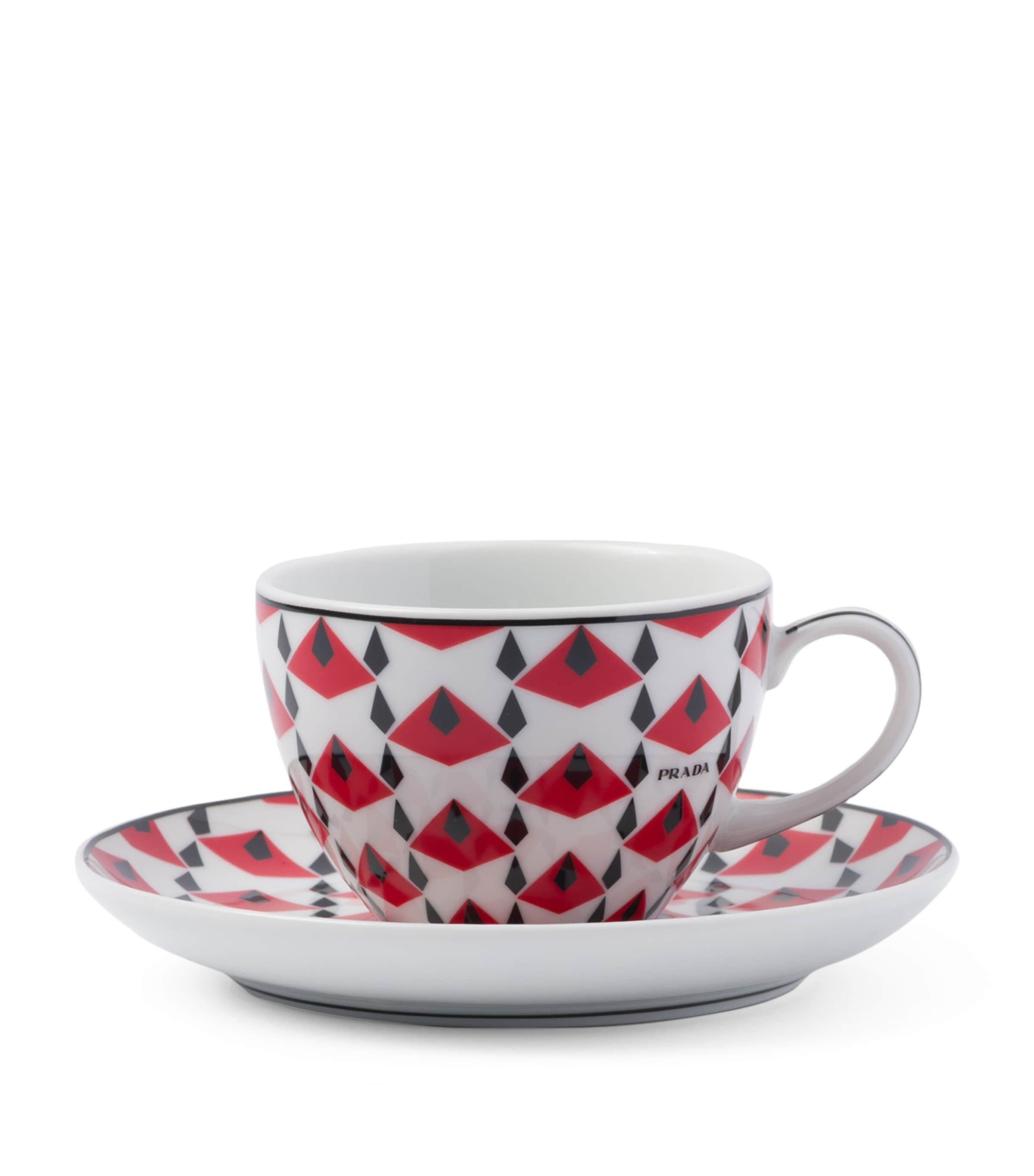 Prada Vienna Coffee Cup and Saucer (Set of 4)