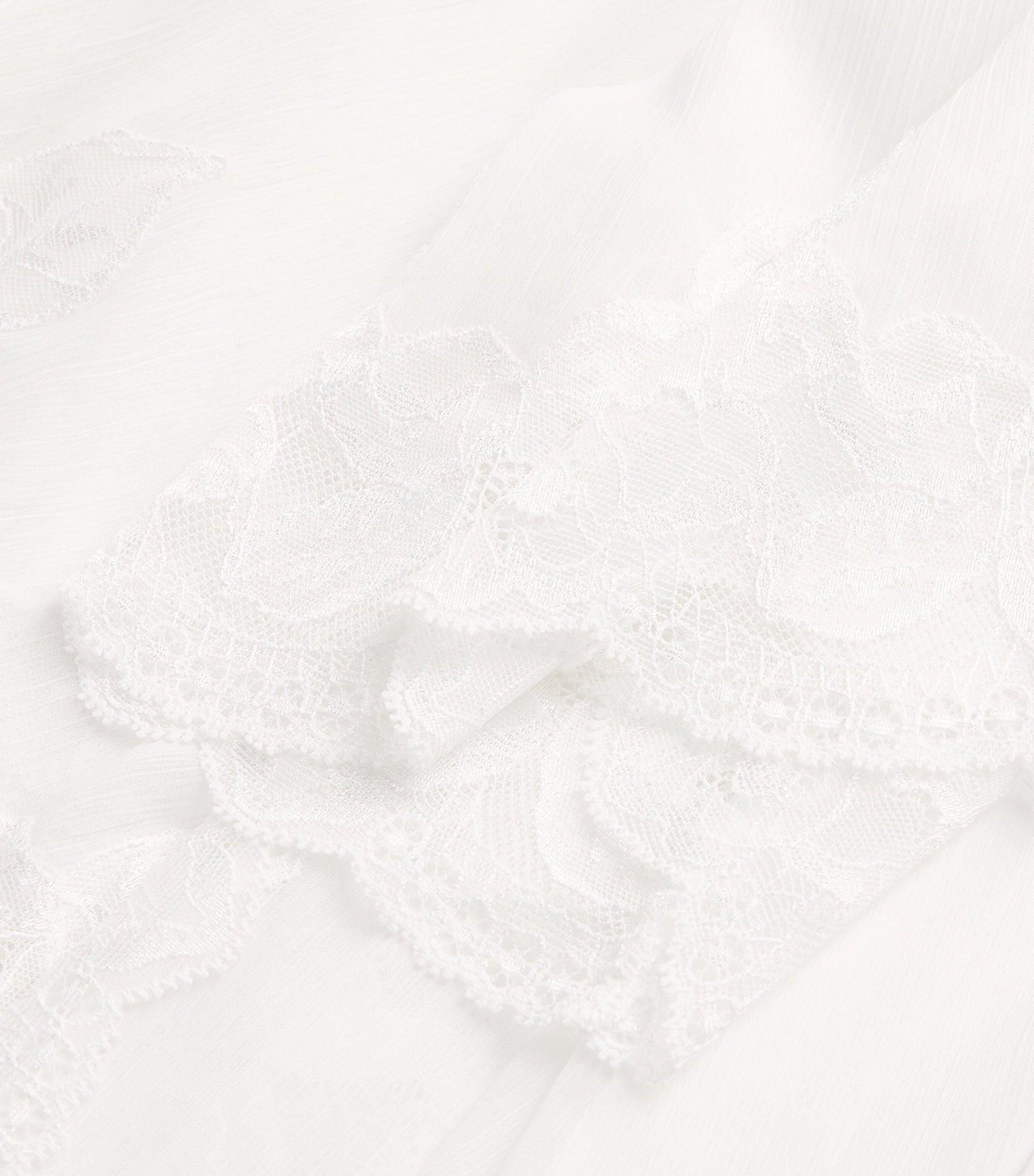 Bocan Ivory Silk Chiffon Rosabelle Robe (XS/S)