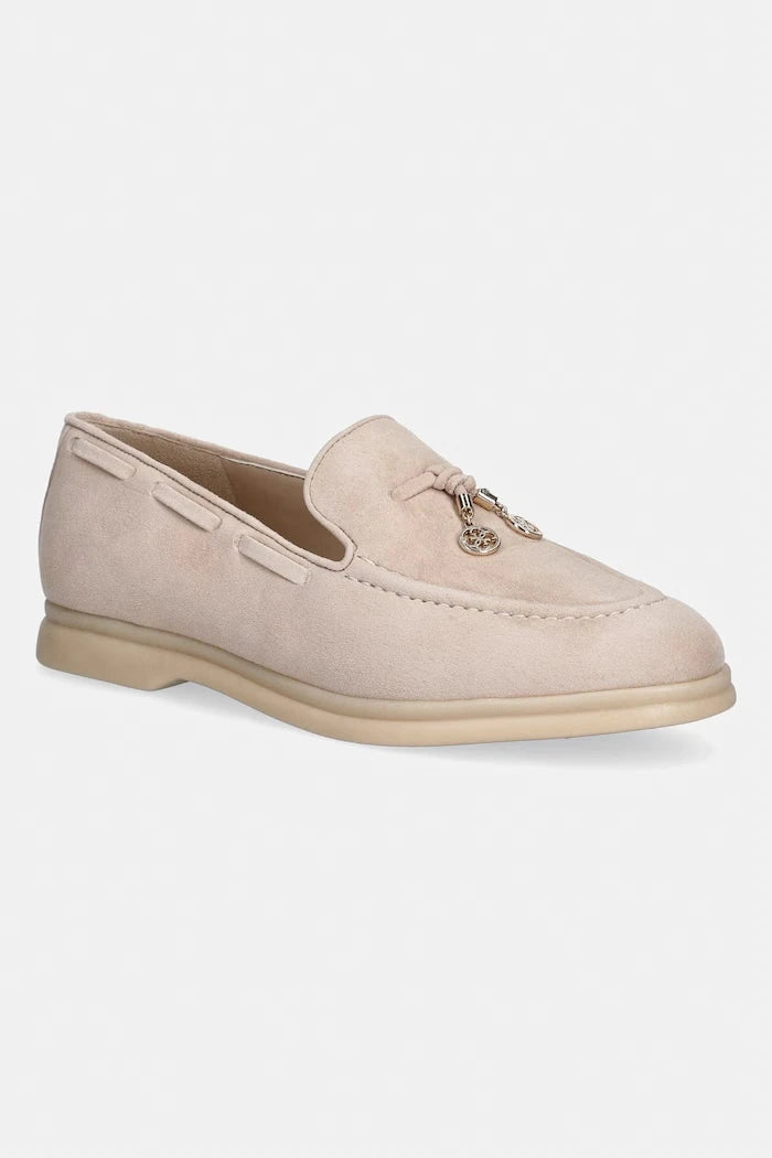 Guess лоуфъри дамски от велур ARYANAI