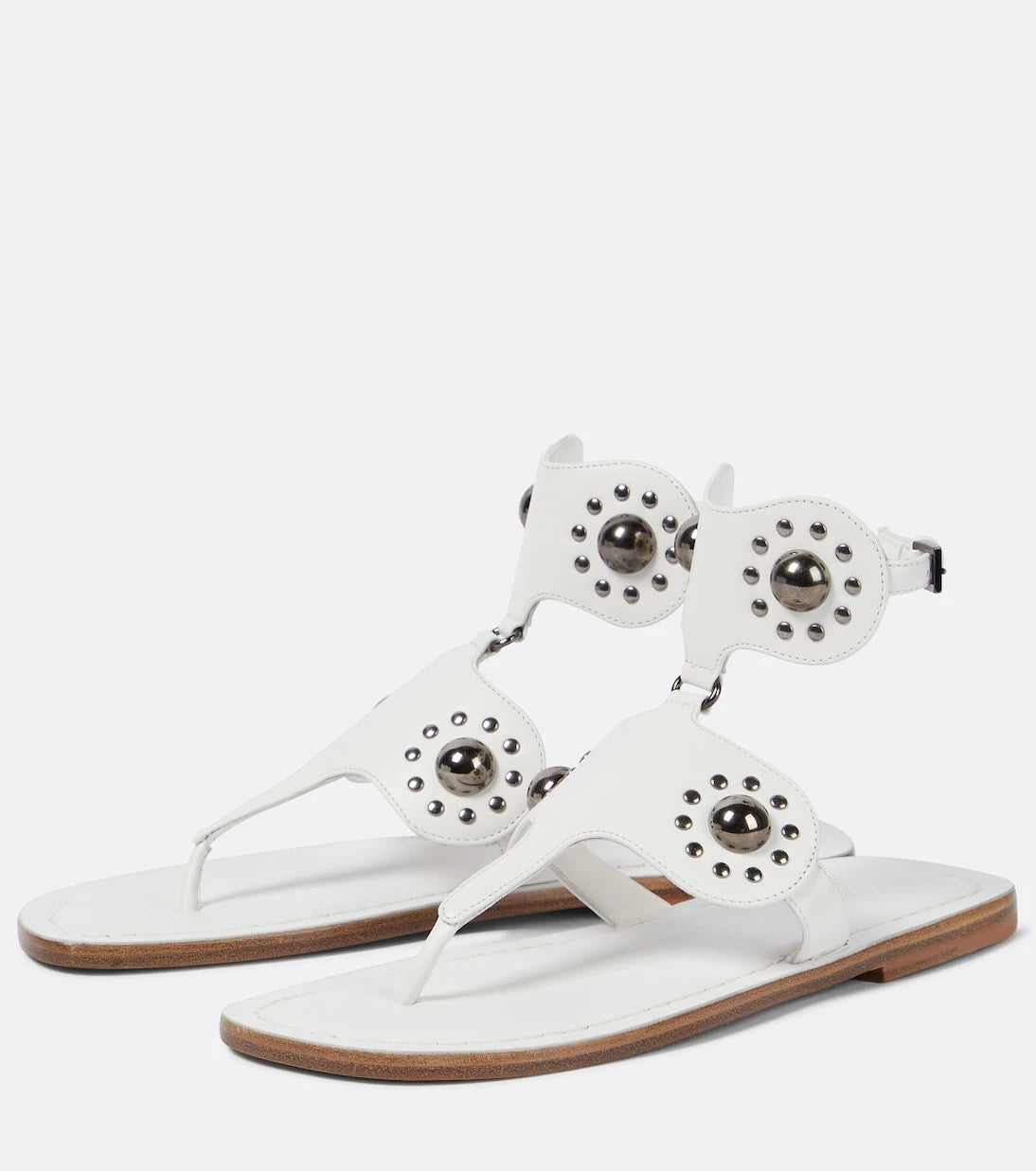 Alaïa - Studded thong sandals