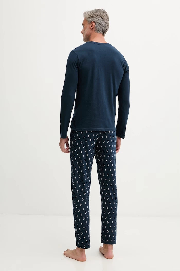 Fila Erkek Pamuklu İki Parçalı Pijama