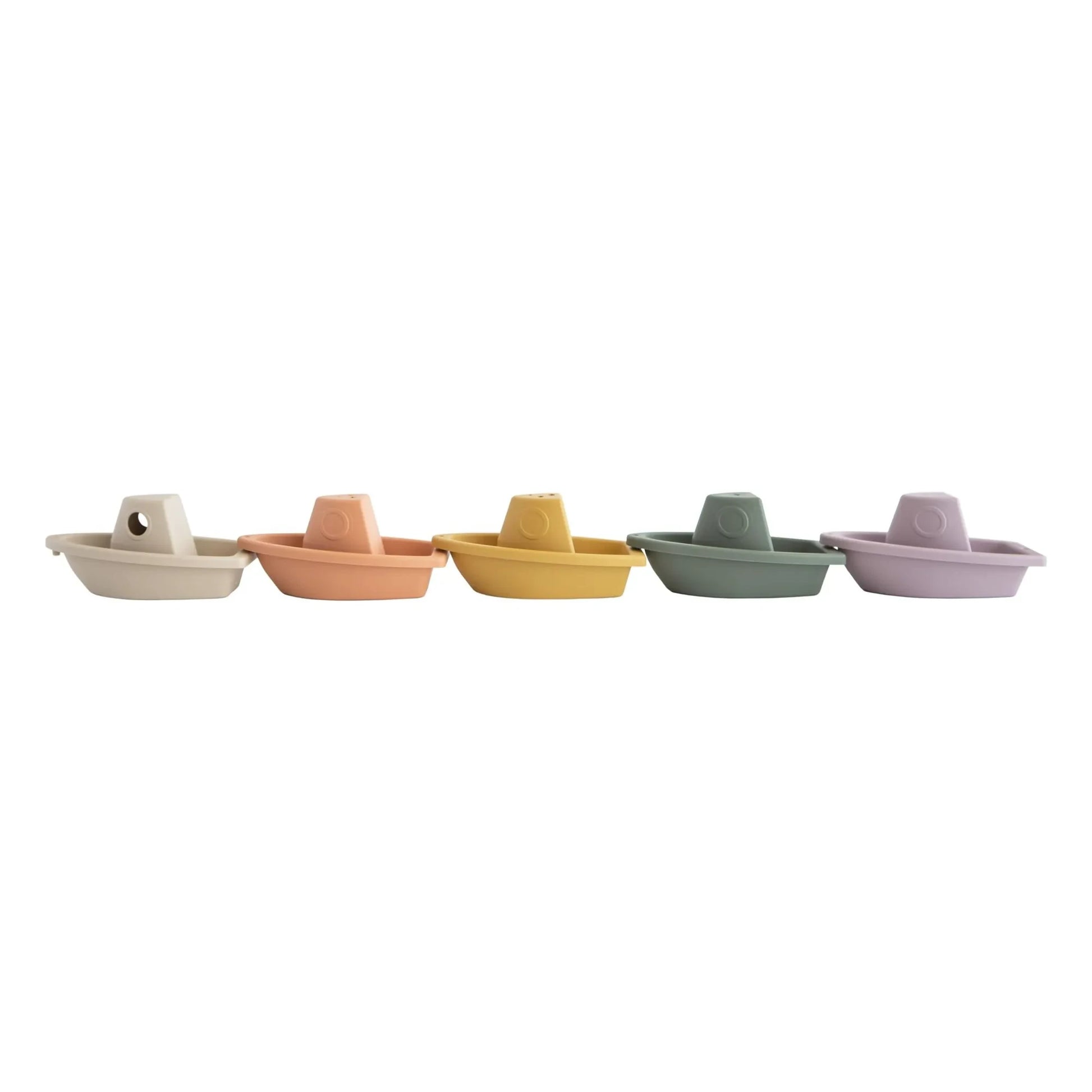 Mushie - Bateaux bath toys - Set of 5
