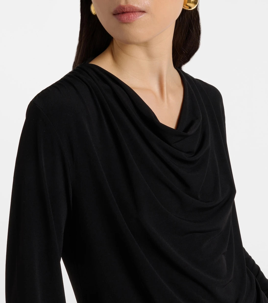 Vince - Draped jersey top