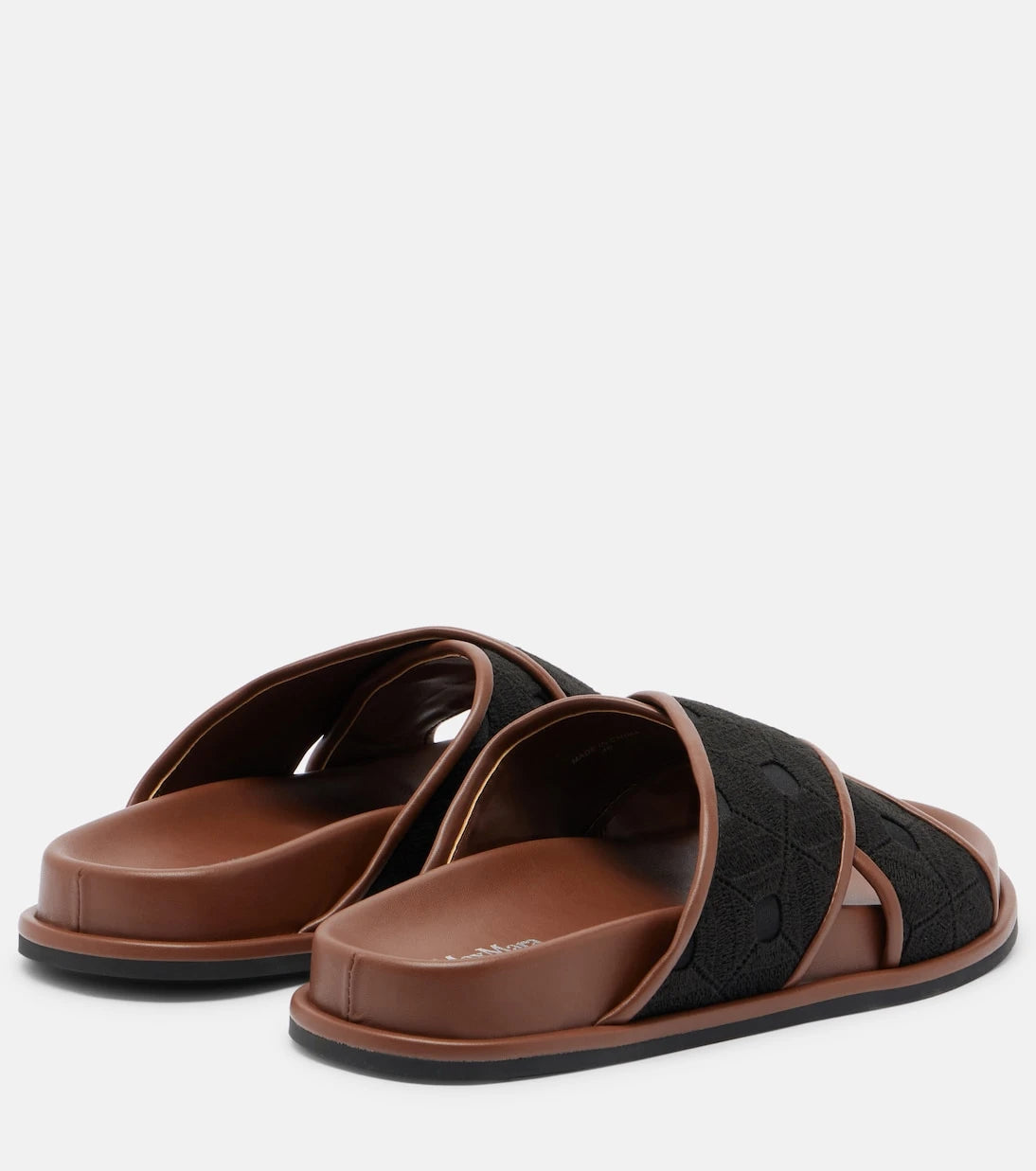 Max Mara - Peonie embroidered slides