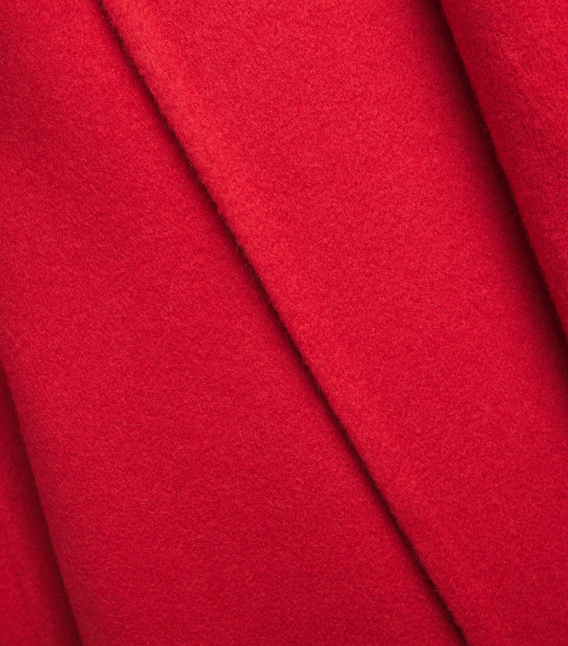 Fabiana Filippi Red Wool-Cashmere Wrap Coat