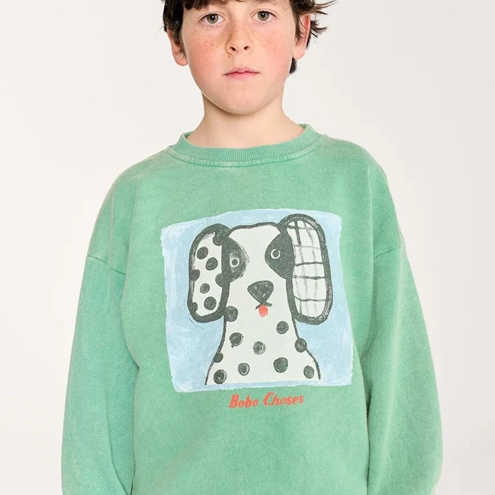 Детски памучен суичър Bobo Choses Van Dog sweatshirt