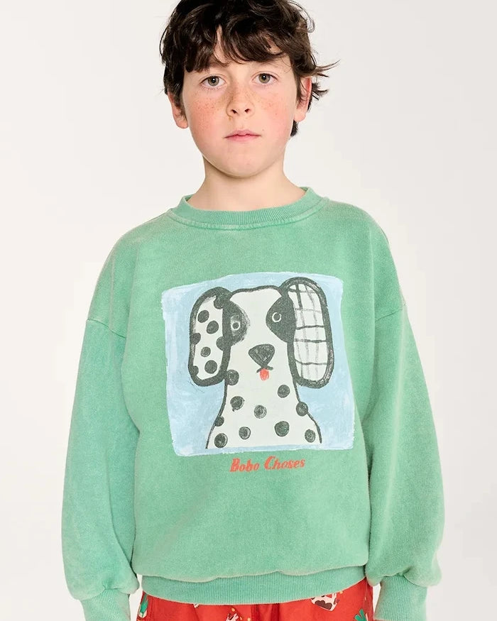 Bobo Choses Van Dog sweatshirt çocuk pamuklu sweatshirt