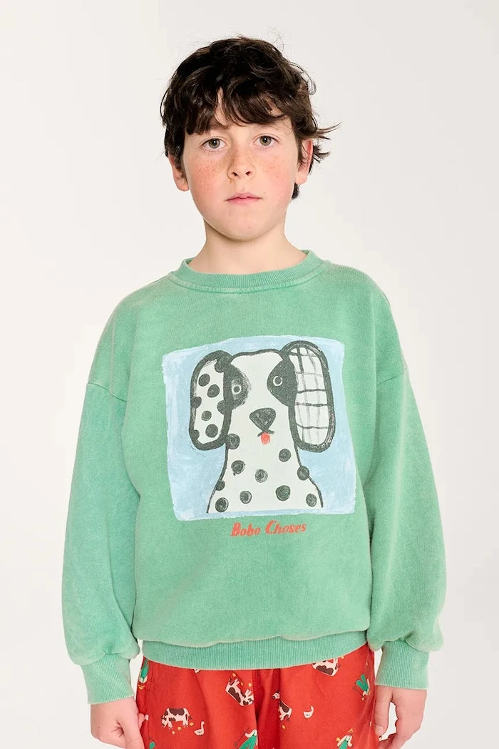 Bobo Choses Van Dog sweatshirt çocuk pamuklu sweatshirt