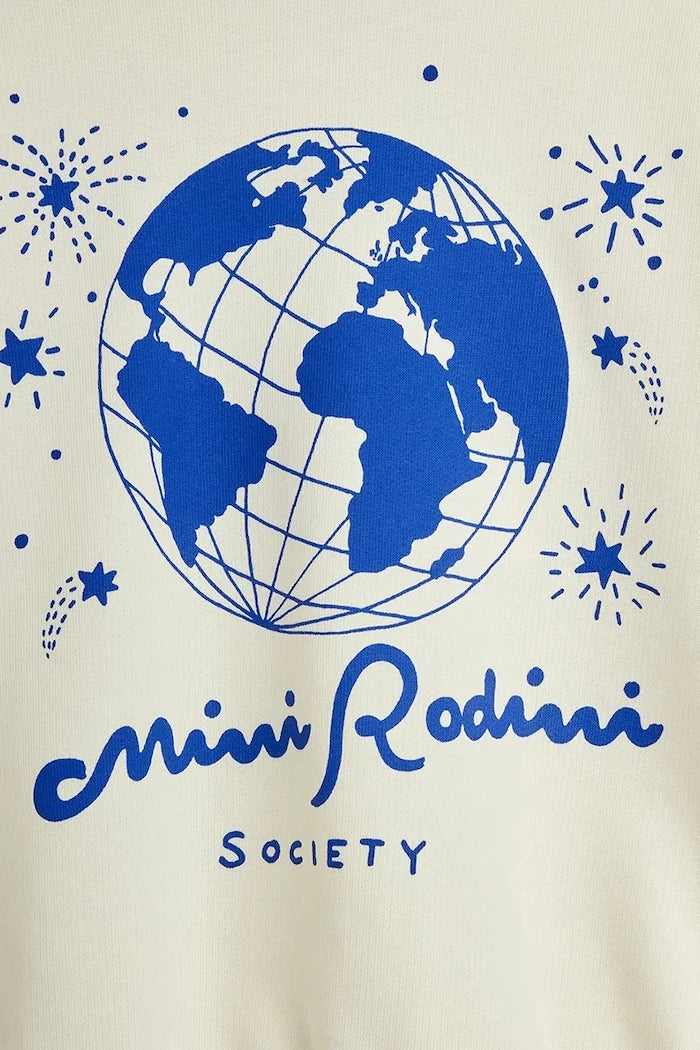 Mini Rodini çocuk pamuklu Society sweatshirt