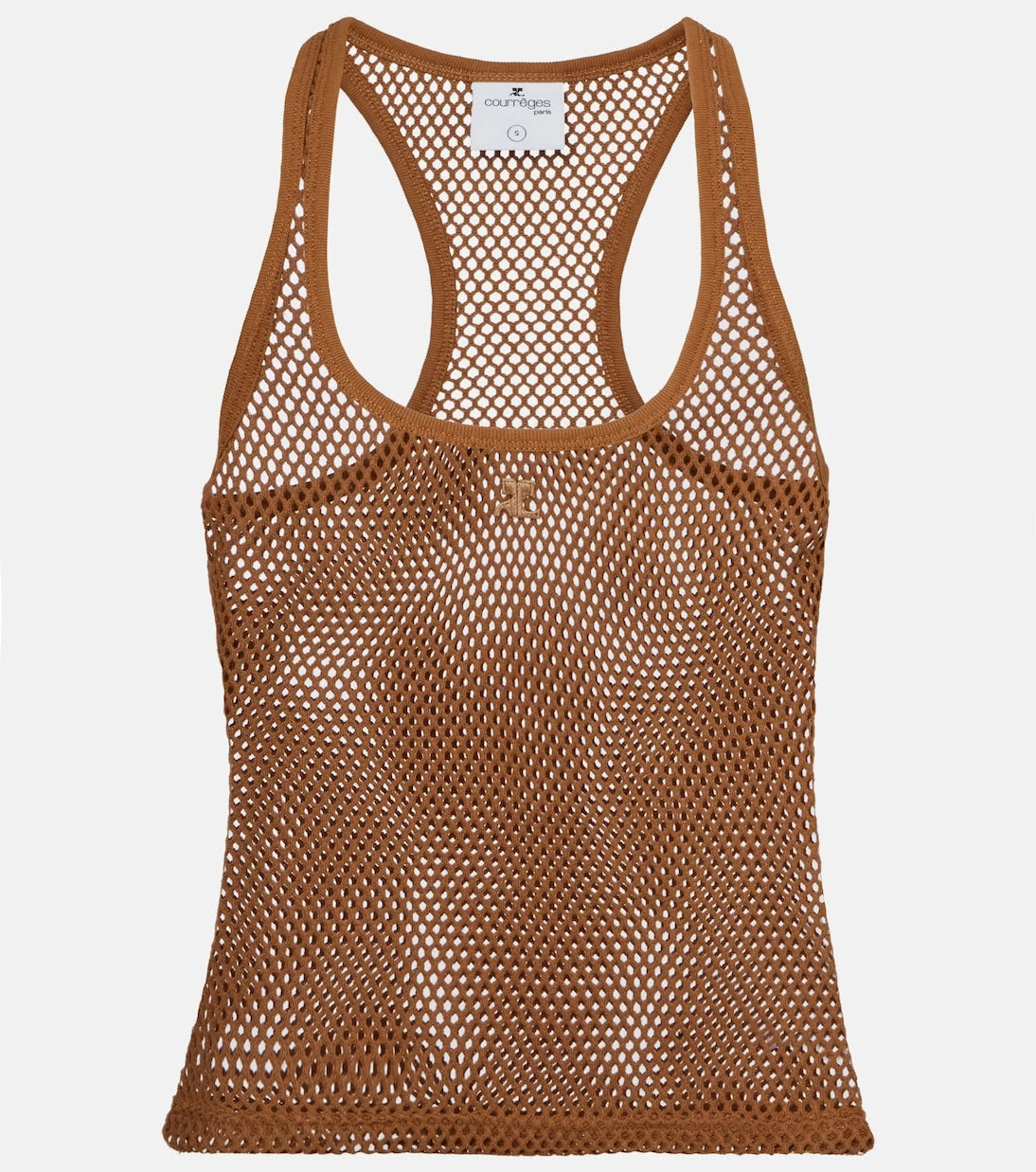 Courrèges - Scuba cotton mesh tank top