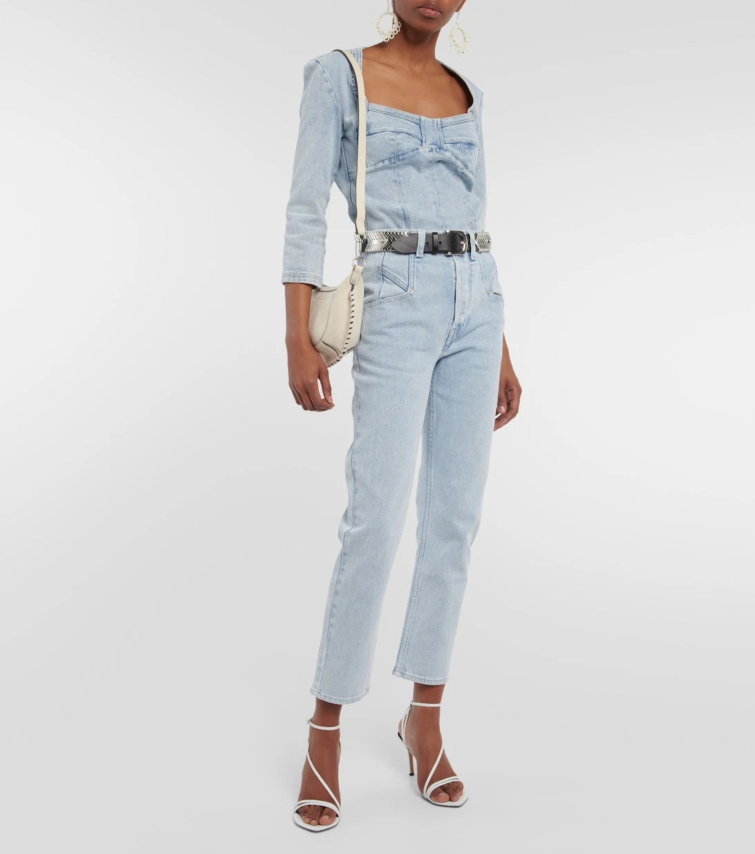 Isabel Marant - Vanio bleached denim top
