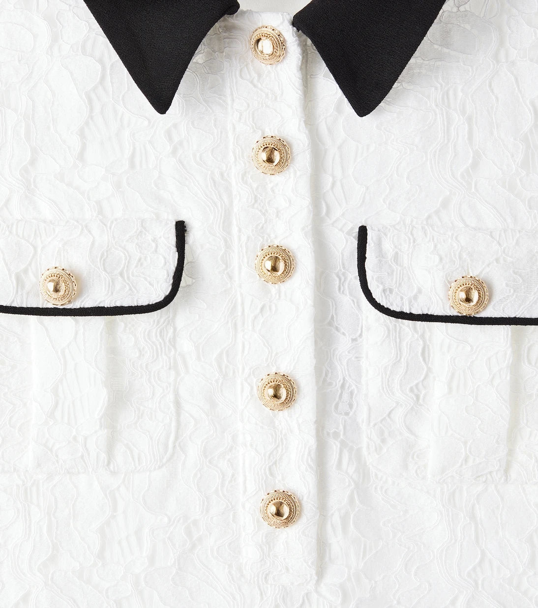 Self-Portrait Kids - Lace shirt dress
