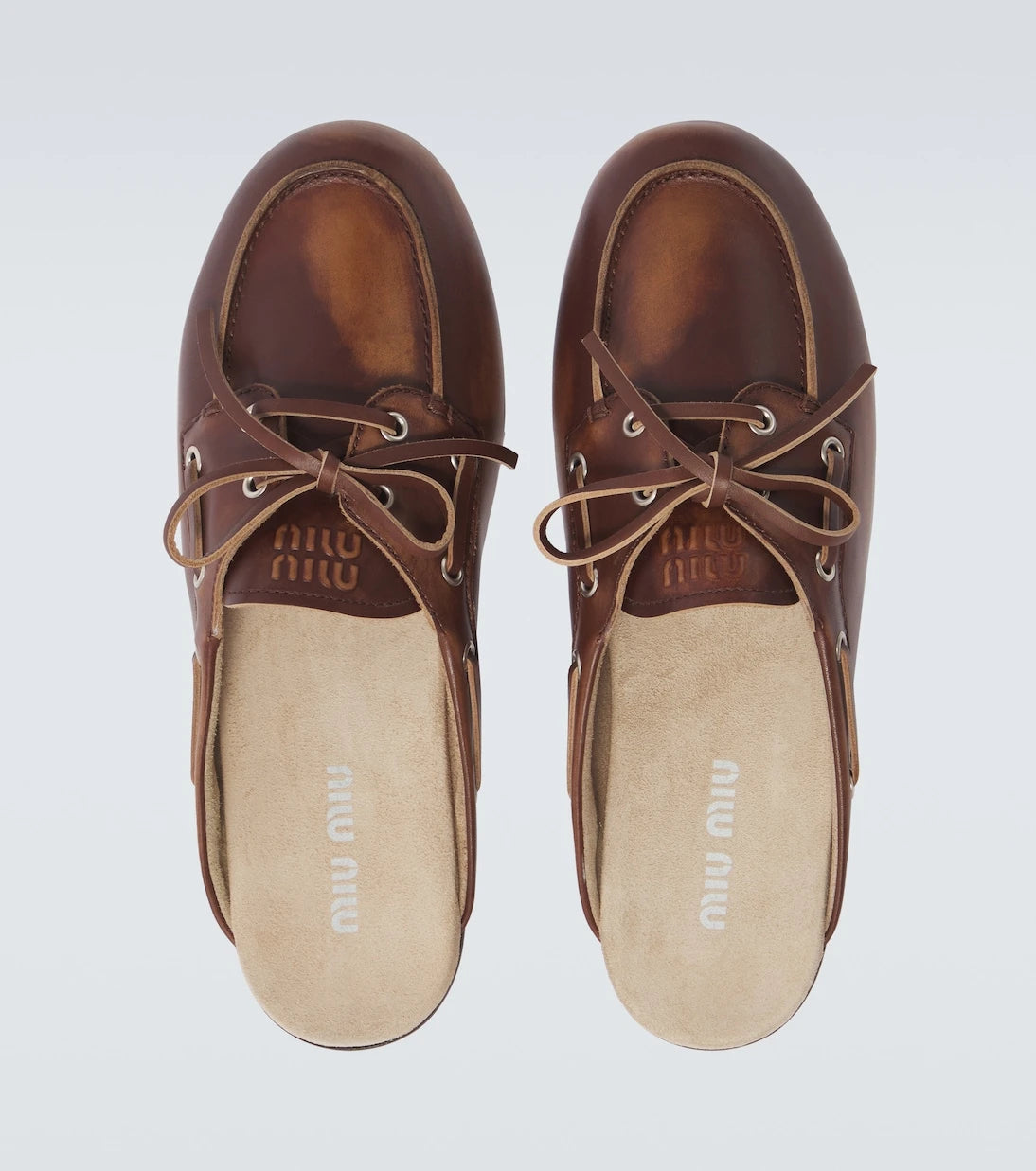 Miu Miu - Leather mules