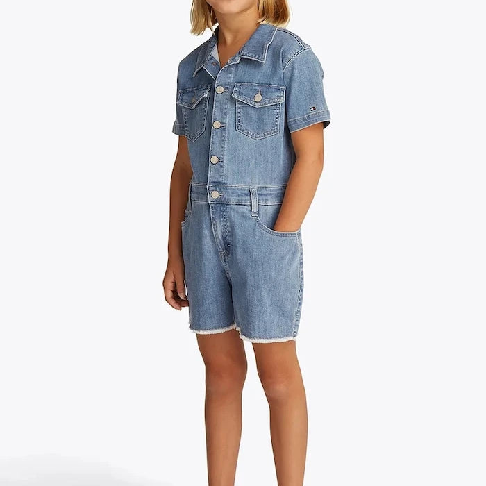 Tommy Hilfiger Çocuk Denim Tulum