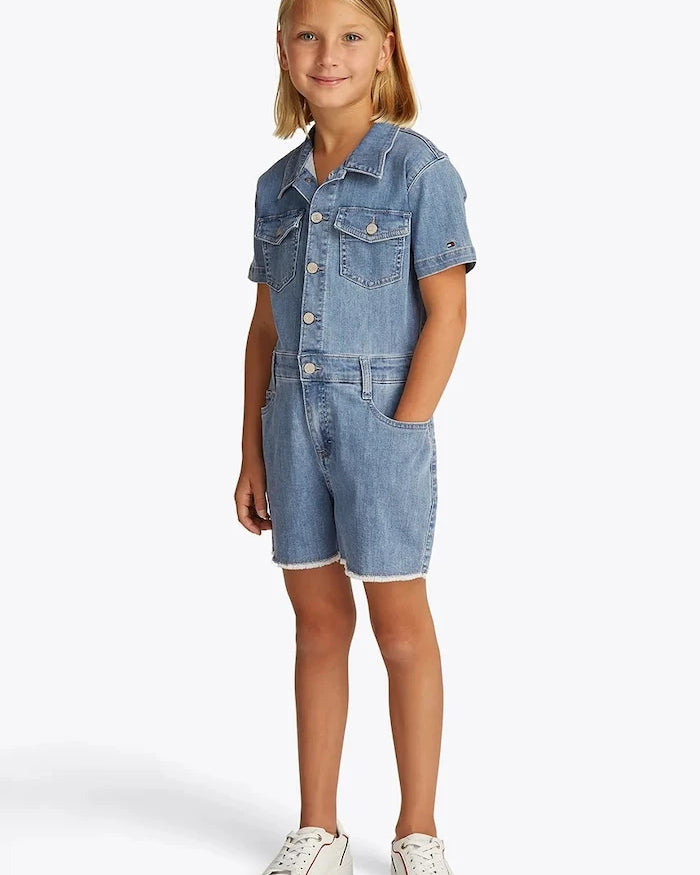 Tommy Hilfiger Çocuk Denim Tulum