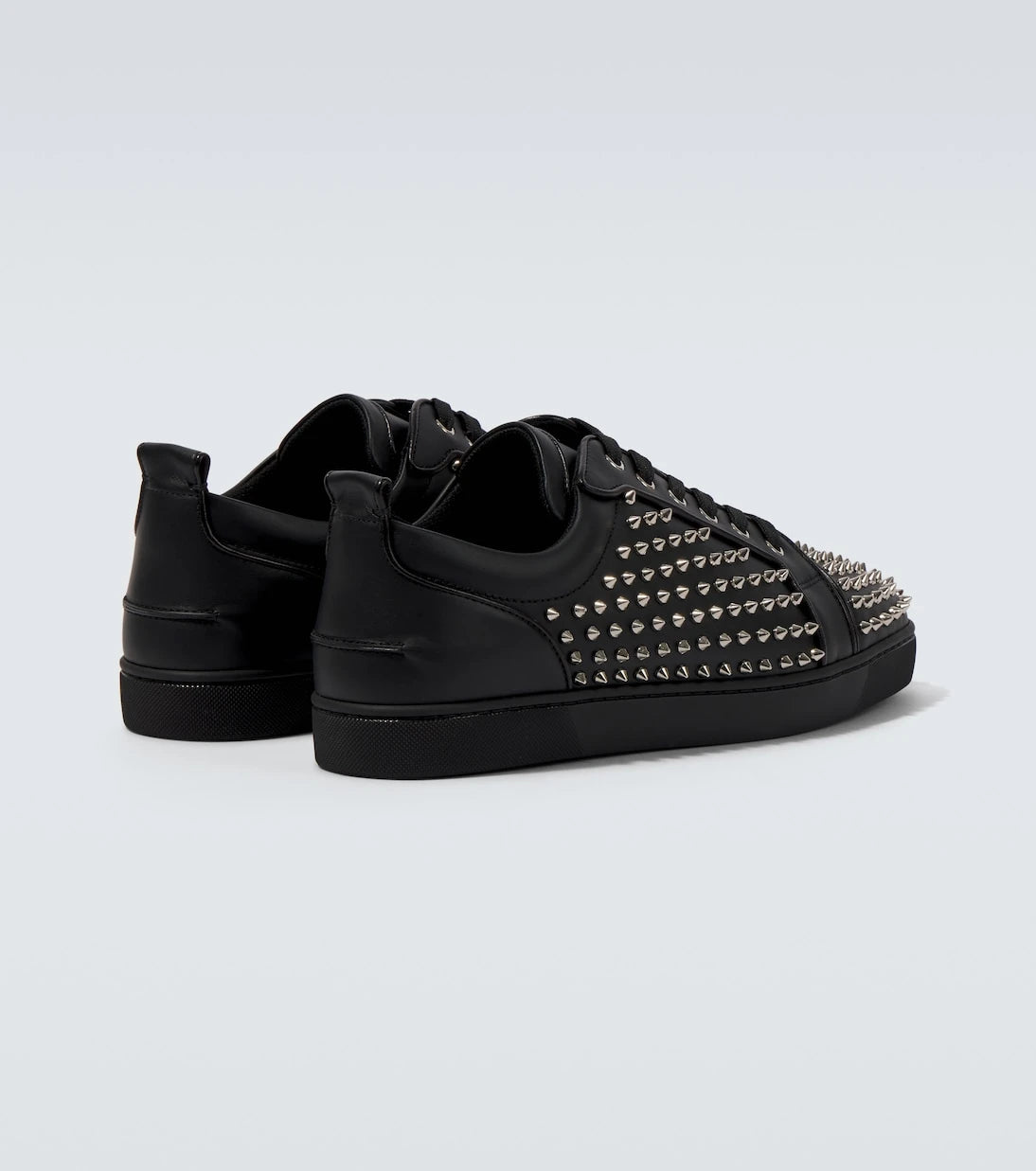 Christian Louboutin - Louis Spikes Junior leather sneakers