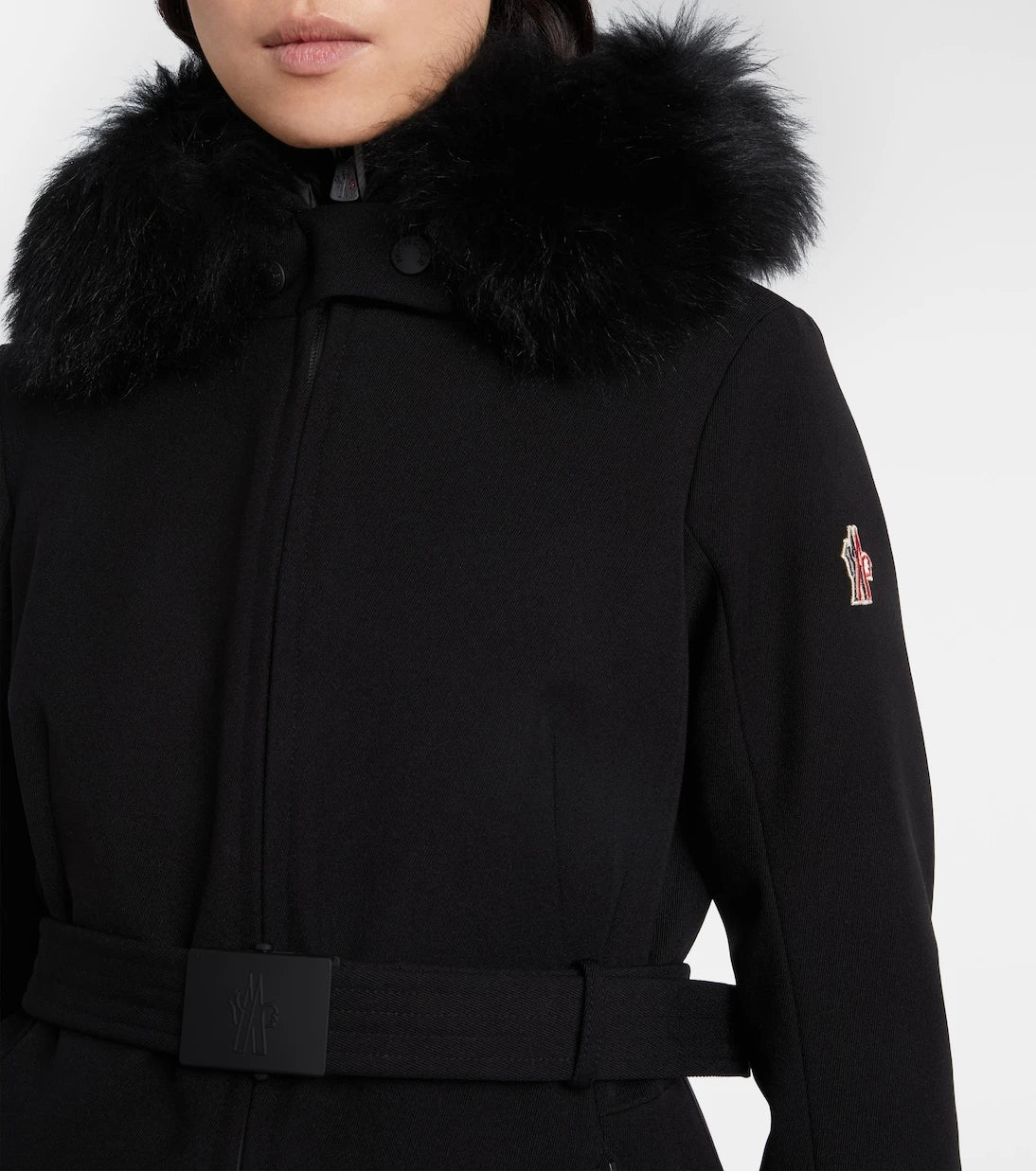 Moncler Grenoble - Bauges belted down ski jacket