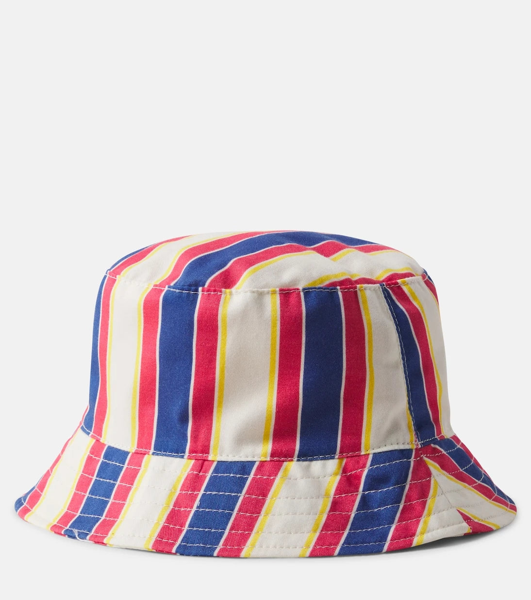 The New Society - Gorse striped cotton bucket hat