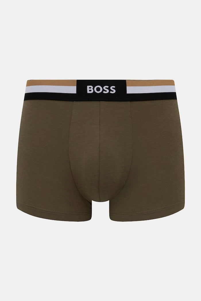 BOSS Erkek Pamuklu Boxer Trunk 3P Motion 3'lü